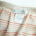 Lake Pajamas Pima Ruffle Nightgown Bellini Ombre Stripe Cotton Photo 9