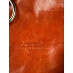 Micro Firenze Leather Hobo Bag Designer Ring Accent Shoulder Bag Brown Photo 4