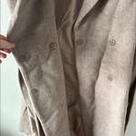 NWT S. Deer / Concept Brown Wool Blend Pea Coat Size L Photo 5