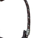 Brighton Barbados Brown Pewter Pebble Leather Zipper Medium Hobo Purse Bag Photo 4