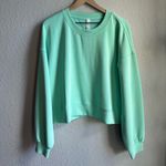 Lululemon 💚✨ Mint Green Perfectly Oversized Softstreme Cropped Crew Photo 1