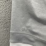 Alo Yoga  High Waist Legit Leggings Gray Ribbed Striped Athletic Women Small x 27 Photo 2