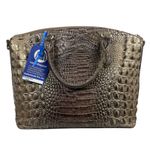 Brahmin  Medium Duxbury Satchel Bag Melborne Coffee Brown Croc Photo 3