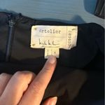 Nicole Miller  Artelier Black Midi Skirt, Size 6 Photo 3
