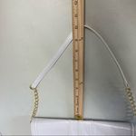 Marc Fisher , White/Gold Accents, Clutch/Shoulder bag, 7X1.5X12 Photo 6