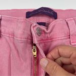 Gloria Vanderbilt  Solid Pink Denim Jean Shorts Women Size 12 Photo 2