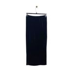 Max & Mabel Velvet Wrap Maxi Skirt Black Size M Vintage Size M Photo 8