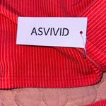 TikTok Viral Ribbed Set Coral Color Pink Size XXL Photo 1