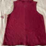 Classic Elements NWOT Vintage  Burgundy Embroidered Floral Beaded Sleeveless Cardigan Vest, size S Photo 11
