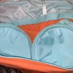 Lands' End Womens Square Neck Underwire Tankini Sunburst Orange $60 Size 16 Photo 4