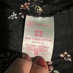 No Boundaries Floral Black Top with Square Neckline Photo 1