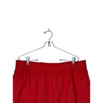 J.Crew  Women's Skirt Mini Sidewalk City Linen‎ Blend Lined Elastic Waist Red 14 Photo 2