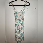 Sessun Womens Small Simla 100% Silk Floral Dress Pink Photo 3