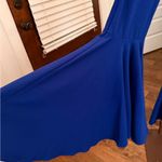 Royal Blue NWOT Fitted High Rise Stretch Flared Women's Pants Size M Photo 5