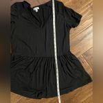 Black Peplum V Photo 10