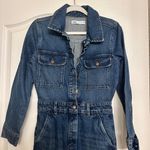 ZARA BLOGGER'S FAVE! Front Pocket Denim Jumpsuit in Indigo Photo 6