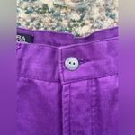 Vintage 90s Gennera Collection purple high waist baggy long shorts, size 8/10 Photo 5