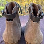 Lucky Brand  Size 8.5/38.5 ECHO Tan Brown Lace-Up Suede Leather Heeled Boots Photo 5