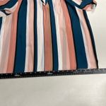 WORTHINGTON‎ Women's Striped Slimming Chic Multicolor Top Size XL Green Peach Photo 4