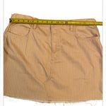 frame denim FRAME  High N Tight Striped Denim Mini Skirt Size 34 Photo 5