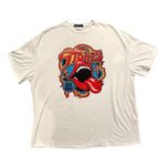 The Rolling Stones SHEIN Graphic Tee Size L White Band T-Shirt Some Girls Tour 2022 Photo 1