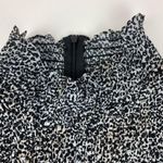 Just Taylor Animal Print Tiered Ruffle Accent Dress Size M Black Size M Photo 3
