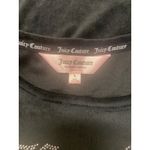 Juicy Couture  Bling Logo Velour Racerback Tank L Black Sleepwear Y2K‎ Crop NWT Photo 4