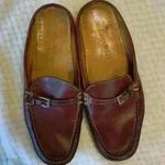 Cole Haan brown leather loafer sz 7.5 slip on career office business *flaw Photo 2