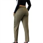 Athleta  Brooklyn Mid Rise Ankle Pants Moss Green Women’s 8 Stretch Lightweight Photo 1