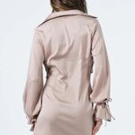 Princess Polly LIBERTY MINI DRESS BEIGE size 8 nwot *missing lace ties sleeves Photo 2