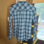 Burton Durable Goods Green/Blue Flannel Plaid Button Down Shirt Size XS Photo 6