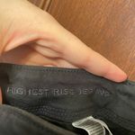 American Eagle Highest rise black Jegging size 6 with bow belt Photo 3