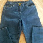 Ruby Rd mom jean size 8P EUC ELASTIC WAISTBAND Blue Photo 0