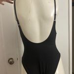 SKIMS Size Large Onyx Black Scoop Neck One Piece Swim Suit Bathingsuit Women's Photo 10