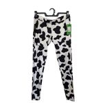 Tipsy Elves Tipsy‎ Elves Medium Black White Cowl Legging NWT Photo 2
