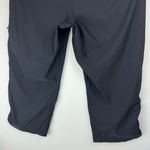 Eddie Bauer Womens Sz 14 Rainier Black Crop Capri Pants Utility Hiking Photo 12