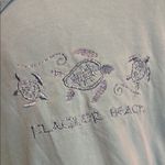 Comfort Colors oversized Flagler beach turtle embroidered hoodie Photo 3