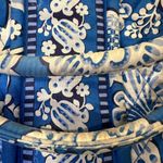 Vera Bradley Blue and White Floral Handbag Photo 6