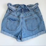 Forever 21 Contemporary Elastic Ruffle Waist Denim Shorts Size XS Photo 7