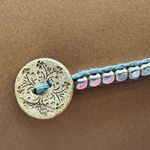 Blue sea glass boho beaded bracelet Photo 3