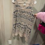 Vocal Vintage Y2K oversized long sweater lightweight knit burnout graphic top sparkles Photo 5