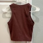 Tilly's Tilly’s High Neck Brown Tank Photo 1
