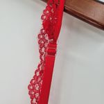 Victoria's Secret VTG Victoria Secret Lingerie Womens M Red Lace Slip Dress Nightgown Gold Label Photo 7