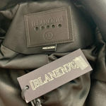 BLANKNYC Faux Leather Full Zip Moto Jacket Black Size XS Photo 10