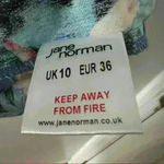 𝅺Jane Norman London Floral Tropical Print Beach Shirt Dress Blue Size 6 Photo 8