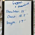 Gypsy  and Moondust Chalk Surplice Long Bell Sleeve Cropped Womens XS Photo 12