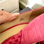 Brian Atwood  Pink Snakeskin Platform Pumps Heels - Size 6 Photo 13