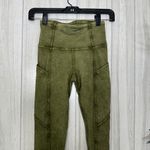 Lululemon  Fast and Free High Rise Tight 25" *Ice Dye Ice Wash Moss Green size 2 Photo 3