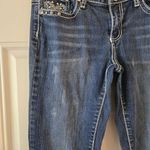 Twelve K Y2K Rhinestone Jeans Women's Size 9 Low Rise Vintage 12K Embellished Blue Photo 4