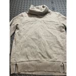 ALO Haze Yoga Funnel Neck Pullover Sweatshirt Top Long Sleeve Oatmeal Cozy Small Photo 1